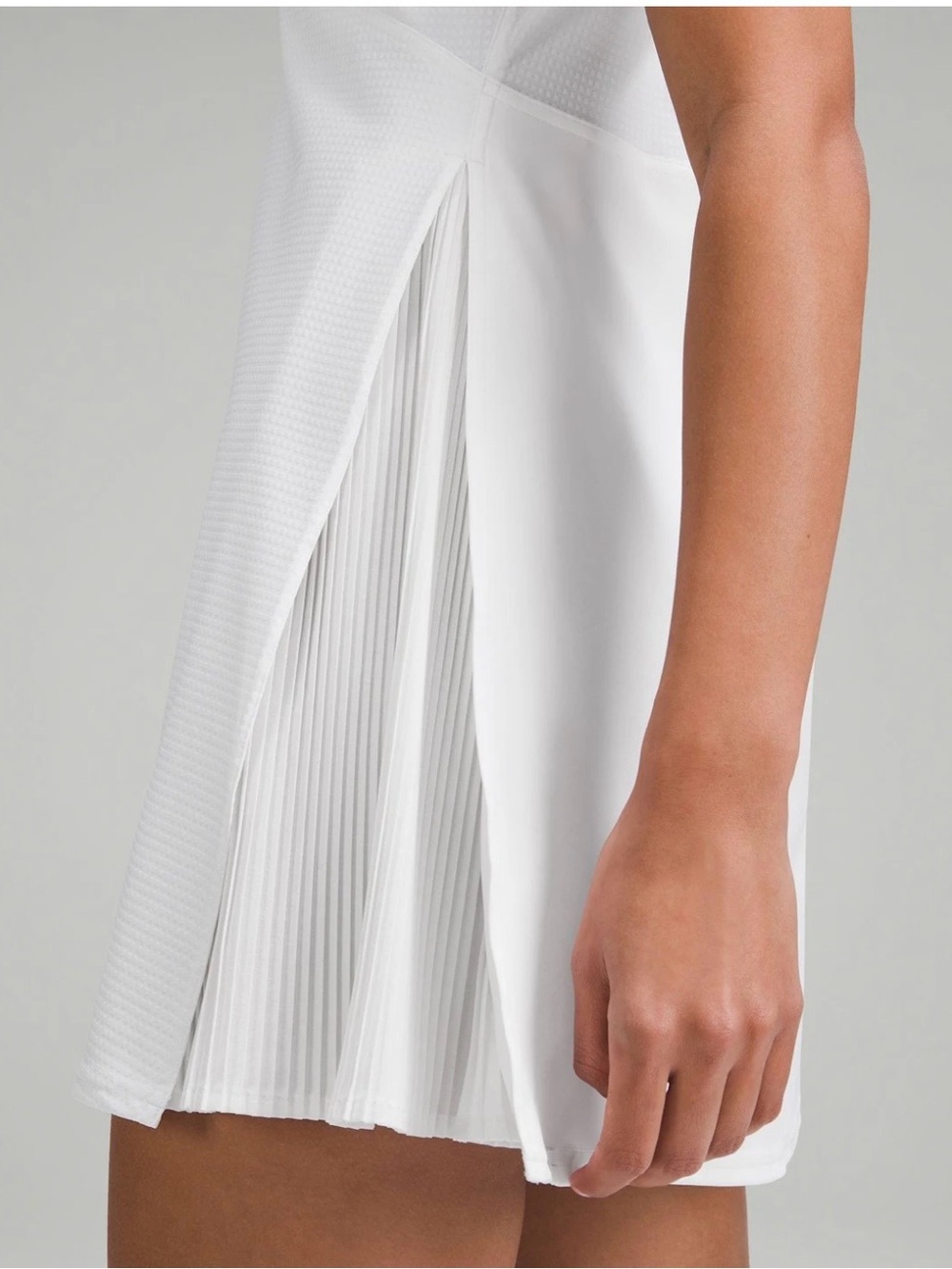 Lululemon Grid Texture Tennis Dress in Classic White - Picture 4 of 4
